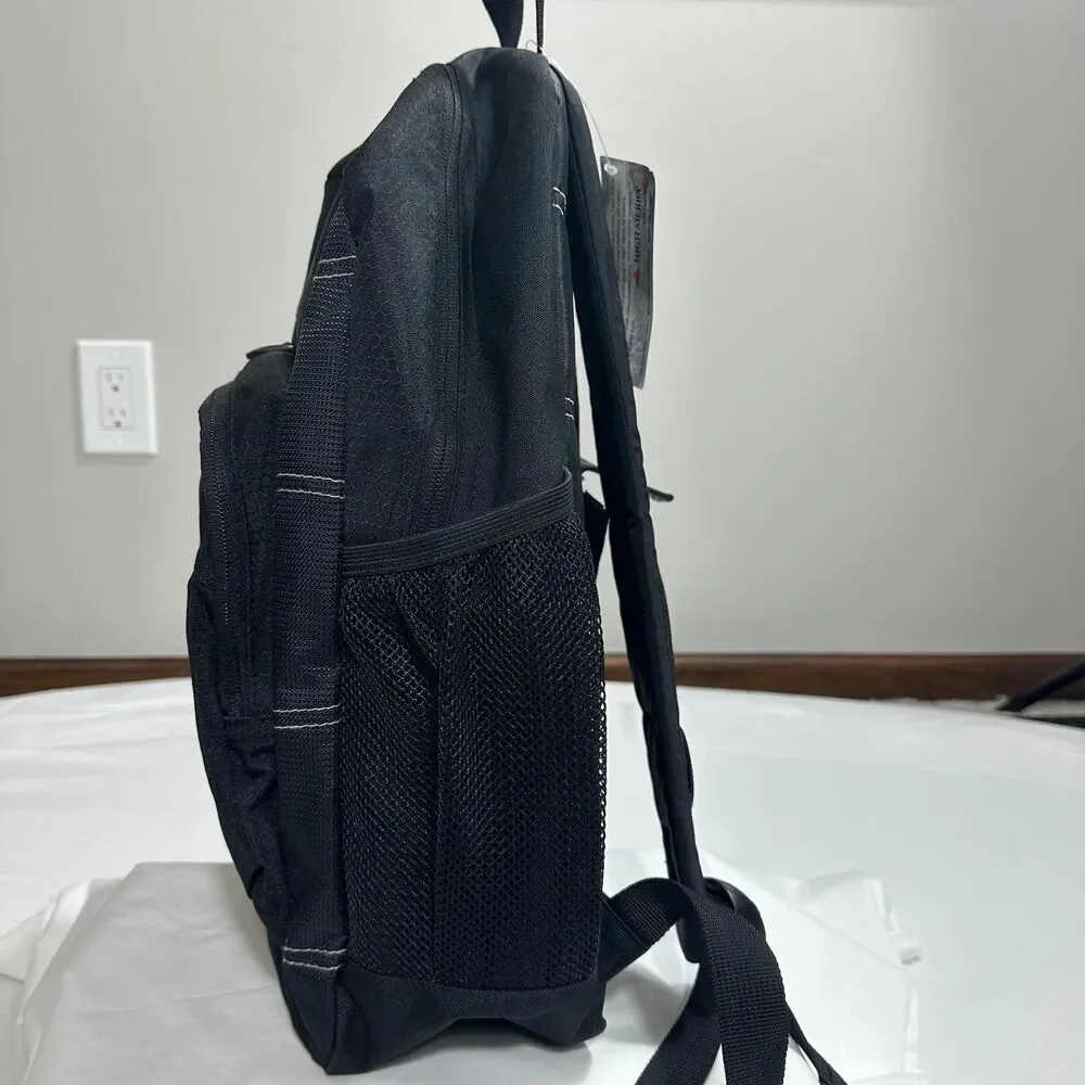 NWT High Sierra Impact Black Backpack Embroidered